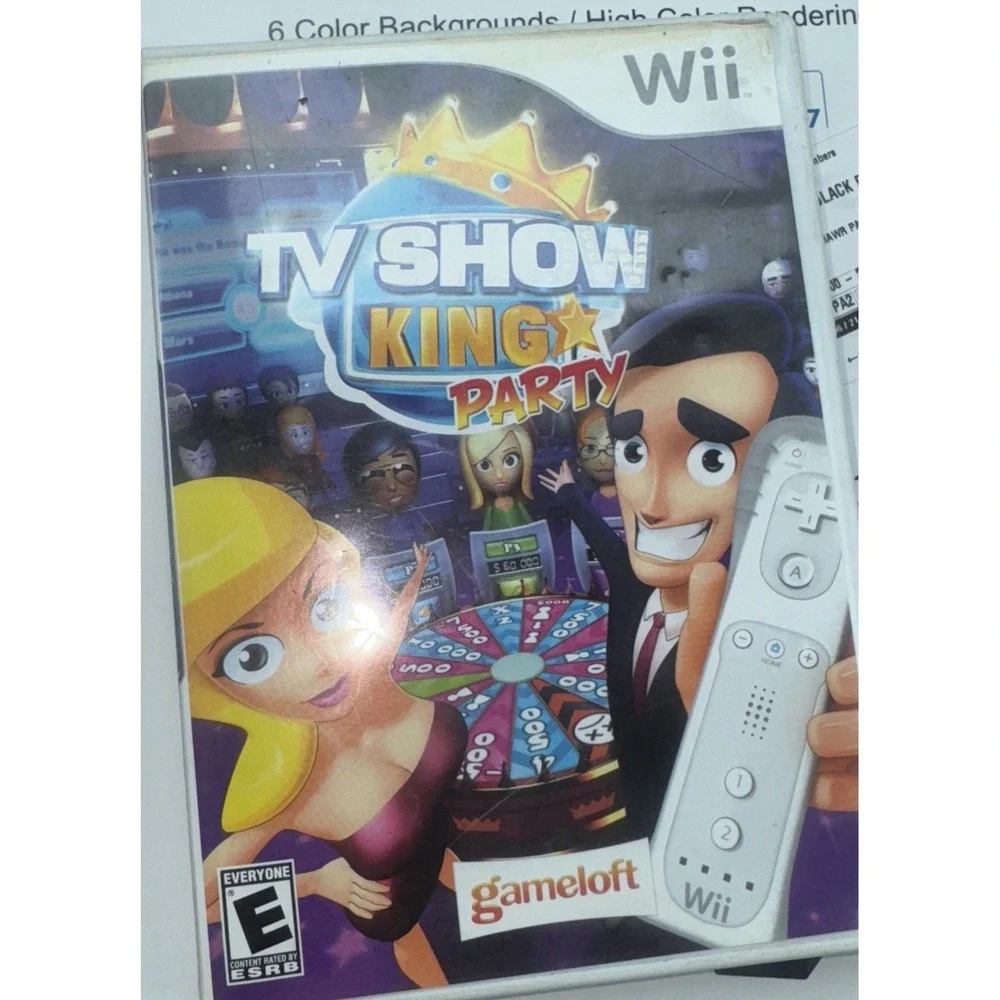 Nintendo Wii Tv Show King Party With Manual And An Excellent Condition‎